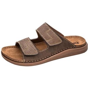 Fischer Heren Franz platte slipper, Havana, 40 EU, havanna, 40 EU