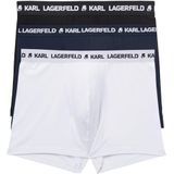 Karl Lagerfeld - Lot de 3 Boxershorts - Zwart/Wit/Marineblauw