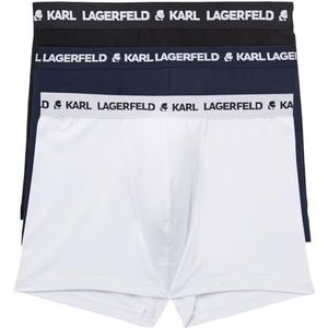 Karl Lagerfeld - Lot de 3 Boxershorts - Zwart/Wit/Marineblauw