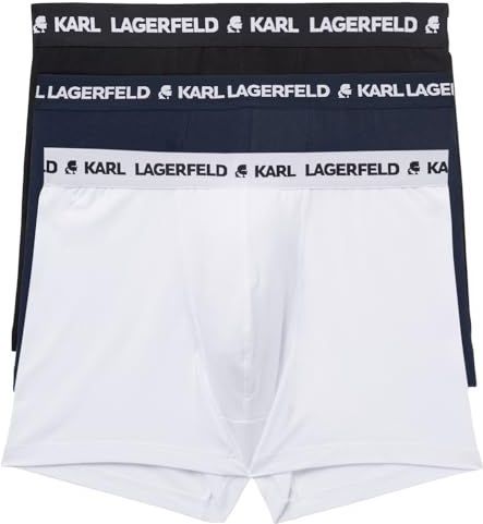 Karl Lagerfeld - Lot de 3 Boxershorts - Zwart/Wit/Marineblauw