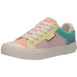 Rocket Dog Vrolijk damessneakers, kleurenblok regenboog, 39.5 EU