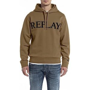 Replay Herenhoodie met capuchon, Army Green 238, S