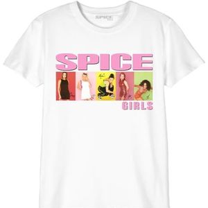 SPICE GIRLS Unisex T-shirt voor kinderen, The Group"", referentie: BOSPICETS005, wit, maat 6 jaar, Wit, 6 Jaren