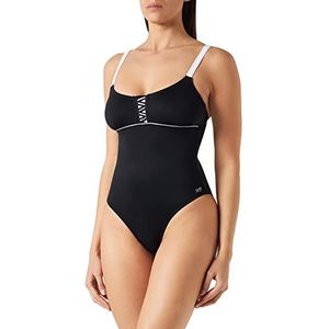 Haute Pression Badpak voor dames, zwart/wit, 36 Grote Maten