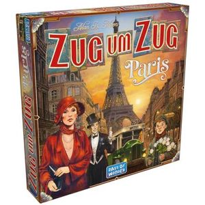 Days of Wonder | Zug um Zug: Paris | Familiespel | Bordspel | 2-4 spelers | Vanaf 8+ jaar | 10-15 minuten | Duits