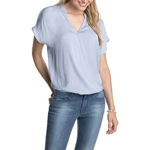 ESPRIT Dames loose fit blouse in wikkellook 074EE1F003