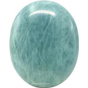 Crystal Palm Stone voor natuurlijke balans van lichaamschakra (Aquamarine)
