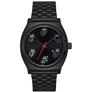 Nixon Heren analoog kwarts horloge met roestvrij stalen armband A1356-001-00, zwart