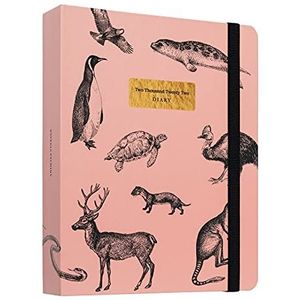 Kokonote® Premium Agenda 2021 2022 Vintage Animals - Weekagenda 17 Maanden 2021 2022