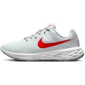 NIKE Revolution 6 Next Nature, sneakers voor dames, Pure Platinum Lt Crimson Wolf Grey, 36,5 EU