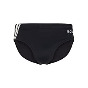 BOSS Heren Jersey Swim_Brief, Black4, XL, zwart. 4., XL