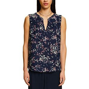 ESPRIT Damesblouse, 408/Donkerblauw 4, S
