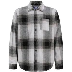 JACK & JONES Jcoreflex Darren Overhemd voor heren Ls Styd Jnr, vapor blue, 128