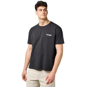 Wrangler - CJ Graphic Tee - T-shirt - Verguld Zwart