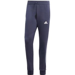 adidas Heren Essentials Fleece 3-Stripes Tapered Manchet Broek, 4XL Tall