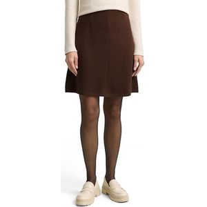TOM TAILOR Damesrok, 39062 - Dark Pecan Brown Melange, 38