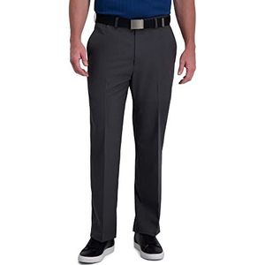 Haggar Mannen Cool juiste prestaties Flex Solid Classic Fit Flat Front Pant Casual