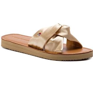 Tommy Hilfiger FW0FW04014 Damessandalen, Warm zand 298, 38 EU