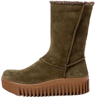 Art - 1511 Brighton - Enkellaarsjes - Bruin - Leer - 3 tot 5 cm Hakhoogte - Ritssluiting - Casual