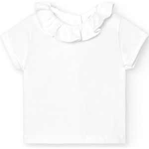 BABIDU T-shirt met ruches en korte mouwen, uniseks, voor baby's