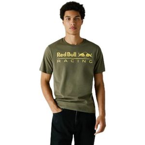 Red Bull Racing X Pepe Jeans Heren Team Logo TEE T-Shirt, Groen (Militair Groen), XS, Groen (Militair Groen), XS
