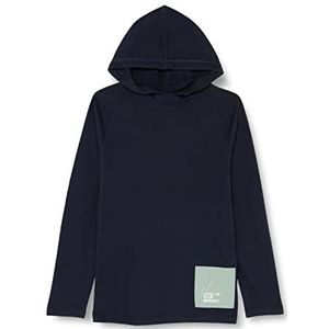 s.Oliver Junior Boy's T-shirt met lange mouwen, blauw, 140, blauw, 140 cm