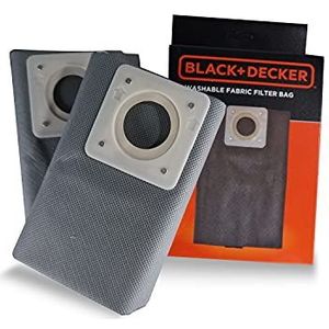 Black+Decker Filterzakken van stof, 15 l, voor vaste en vloeibare stofzuigers