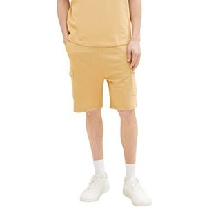 TOM TAILOR Denim Uomini Bermuda sweatpants shorts 1035679, 31041 - Brown Rice, XS