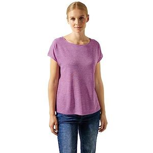 Street One dames zomer shirt, Meta Lilac, 44