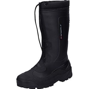 Spirale John Wellington-laarzen Voor Heren, Warm Gevoerde Winterlaarzen Snowboots Werkschoenen met Warme Voering Regenlaarzen Waterdicht, Zwart, 43