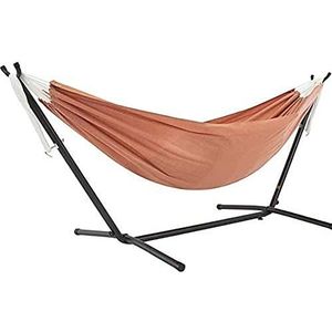 Dubbele Sunbrella® hangmat met standaard - Coral