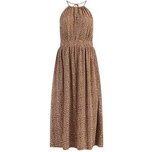 nascita Dames midi-jurk van chiffon 19226415-NA03, camel wit, S, camel wit, S