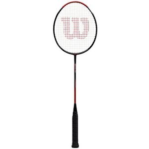 Wilson Perf. Badminton Rkt racket voor volwassenen, unisex, zwart/rood (meerkleurig), 0