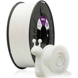 WINKLE PLA HD-filament 1,75 mm geest wit, 300 g spoel, 3D-printer, compatibel met FDM-printers, filament 3D-printmaterialen, maatnauwkeurigheid +/- 0,05 mm, biologisch afbreekbaar, gemakkelijk te