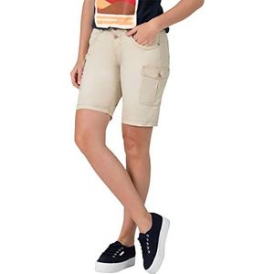 Timezone Slim NaliTZ Cargo Short voor dames, linnen beige, 32W