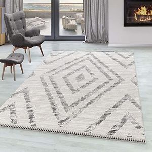 Woonkamer Berberlook slaapkamer laagpolig tapijt ruiten