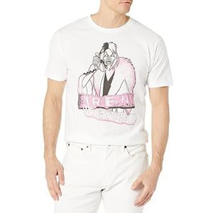 Disney Villains Perfect Wretched Young T-shirt met korte mouwen, Wit, L