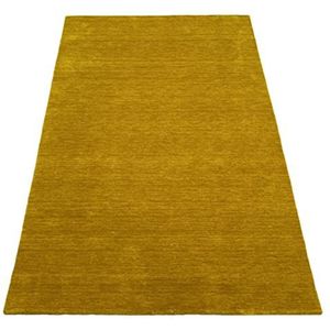 Oosters tapijt goud Gabbeh tapijt 100% wol Loom handgemaakt G-630 (120 x 180 cm)
