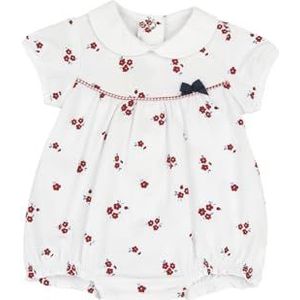 Chicco romper, Wit en Rood, 6 Maanden