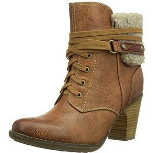 s.Oliver 26105 dames combat boots, Braun Muscat 311, 36 EU