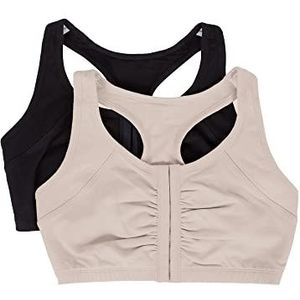 Fruit of the Loom Dames Front Close Builtup Sportbeha, 42