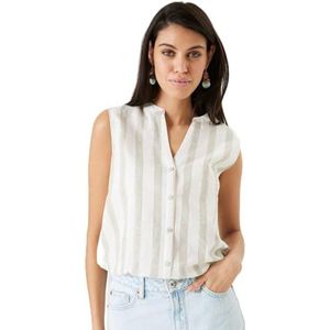 P40238_Dames Shirt ss, off-white, XL