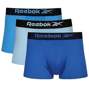 Reebok Boxershorts voor heren, Vector Blauw/Blauw Parel/Stralend Aqua, XL