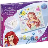 Totum 44371 Disney Prinses Ariel Gips Schilderij Creatieve Kunst Project, 16 x 16 cm Canvas