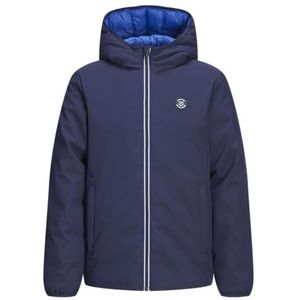 JACK&JONES JPRBLUBROOK Reversible Jacket Gewatteerde jas, Maritime Blue, S, Maritieme blauw., S