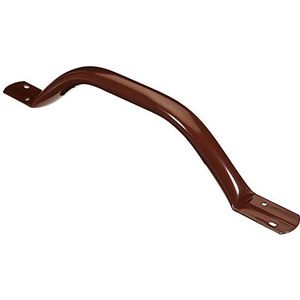 NRS Healthcare M83945 platte handgreep van staal, 455 mm, bruin