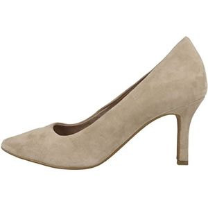 Tamaris Dames 1-1-22416-29 Pumps, Taupe Suede, 40 EU