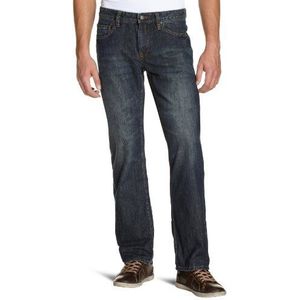 LERROS heren jeans, blauw (485 donkerblauw), 36W x 34L