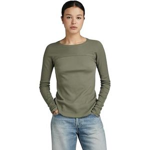 G-STAR RAW Swedish Army Slim Long Sleeve, groen (Dk Shamrock D24536-d527-7159), XS