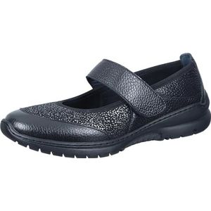 Comfortabel Dames 940443-01 slipper, 36 EU breed, zwart, 36 EU Breed